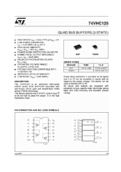 DataSheet 74VHC125 pdf